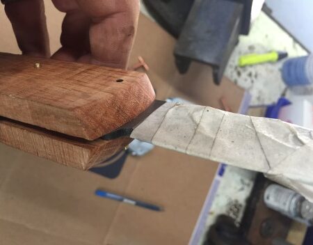 Beginner Knife Making Kit with Hunter/Skinner Water Jet Cut Blank - Image 8