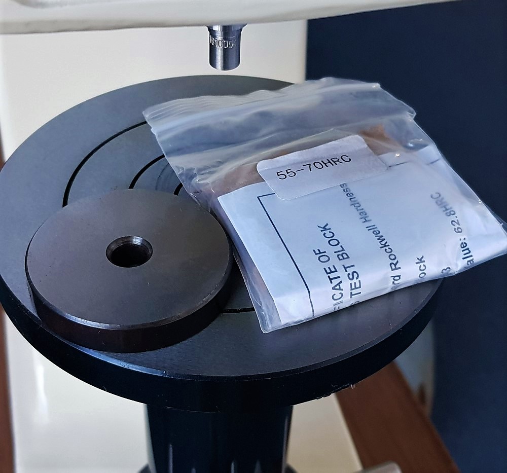 Rockwell hardness test block Artisan Supplies