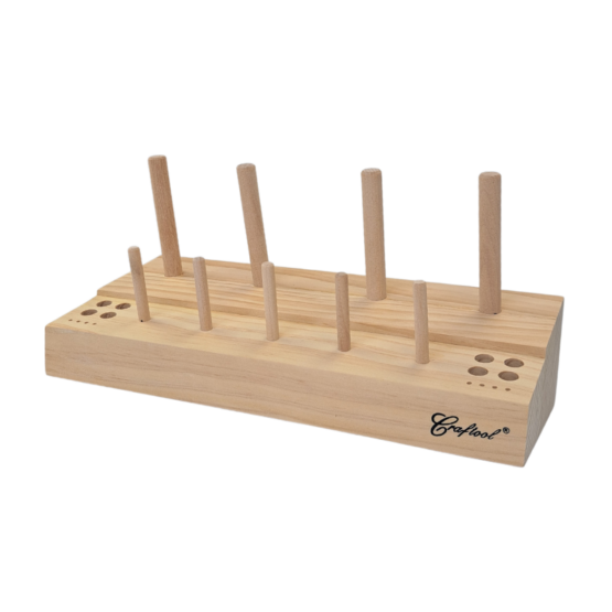 Wooden Thread Spool Rack Artisan Supplies