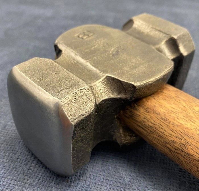 1.5kg Blacksmith Rounding Hammer Artisan Supplies